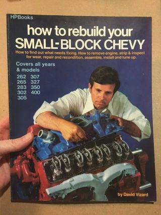 Used: How To Rebuild Your Small - Block Chevy Hp Books Vintage