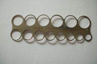 Vintage G.  A.  Soden Chicago Ring Sizer