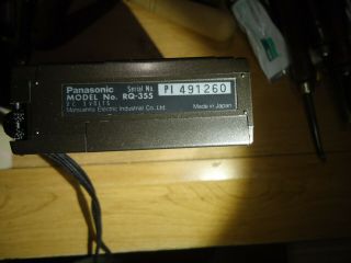Vintage Panasonic Voice Activated Cassette Recorder RQ - 355 2