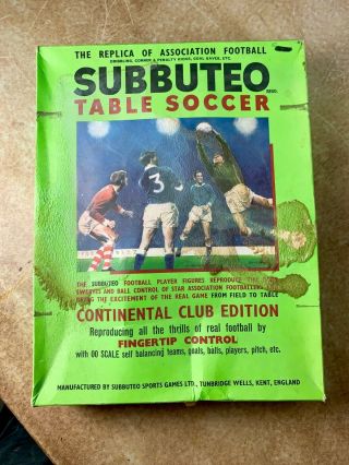 Subbuteo Continental Club Edition Table Soccer Game