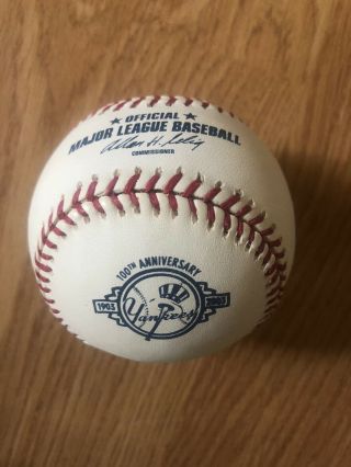 1903 - 2003 100th Anniversary York Yankees Official Rawlings Baseball & Box