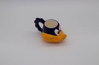 Vintage Sculpted Road Runner Coffee Cup Mug Warner Bros.  Looney Tunes Beep Beep