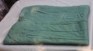 Vintage Green Coleman Pheasant Tent Hunting Flannel TAN REV Sleeping Bag c1960s 2