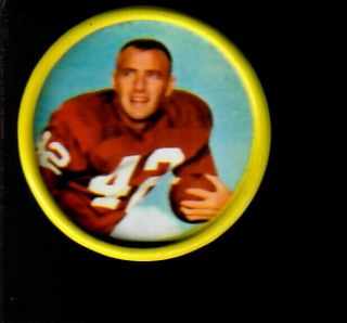 1963 Salada Tea Junket Football Coin Bill Anderson Redskins 91 Nfl Washington