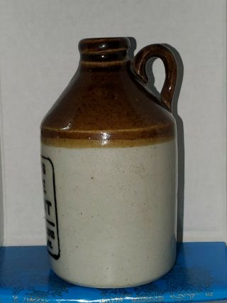 Antique Hay ' s Five Fruit Stoneware Miniature Jug from Portland,  Maine Ex Cond 3