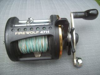 Vintage Daiwa Firewolf 47h Fishing Reel 4.  0:1 Gear Ratio