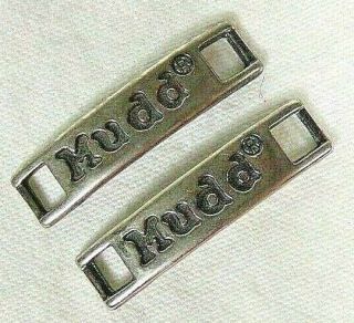 Mudd Logo Vintage Charms 1 Pair Shoe Lace Charms