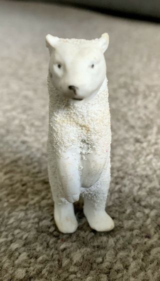 Antique Snow Baby - Standing Polar Bear - Snowbaby Babies Germany 2.  75”