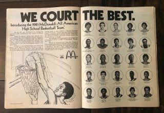 Sports Illustrated April 1981 Michael Jordan High School All - American No Label