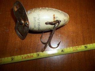Millsite Paddle Plug Top Water Vintage Fishing Lure Perch Pike Bass Boat R