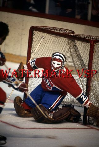 Ken Dryden Montreal Canadiens 35mm Slide Negative Nov 1974 A12 Goalie Vintage