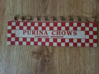 Vintage 1950 ' s Chicks Purina Chows Chicken Feed Poultry Paper Workers Hat 2