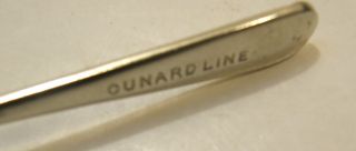 Vintage Cunard Line Steamship White Star Ocean Liner Demitasse Spoon Gladwin Ltd