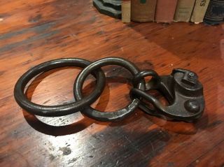 Antique Forged Iron Chain “Come Along” (Y7) 3