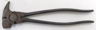 Vintage Diamalloy R510 Fence Pliers - 10 - 1/4  Long Vg Cond