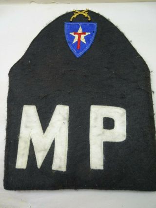Mp Military Police Arm Band Badge And Texas State Guard Patch Vintage Military