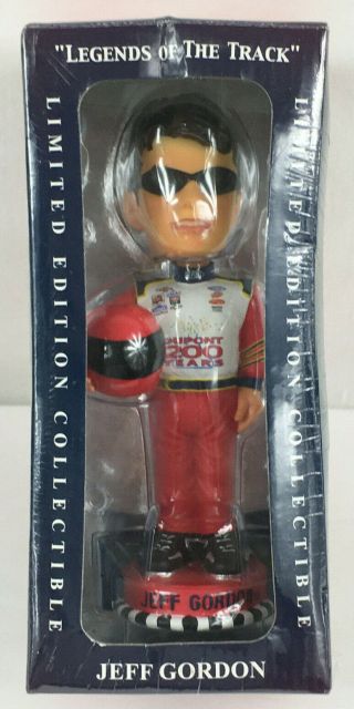 Jeff Gordon Legends Of The Track Bobble Head Limited Edition Dupont 200 Years
