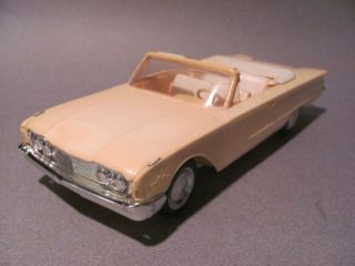 Vintage Amt 1960 Ford Galaxie Sunliner Convertible Built Kit,  Good Project Car