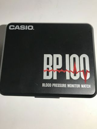 Vintage Casio Bp - 100 Blood Pressure Wrist Watch