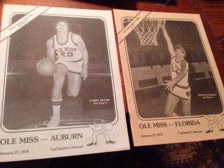 1978 Ole Miss Rebels Vs Auburn,  Florida Basketball Program,  Ted Smith Coliseum
