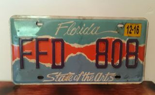Florida State Of The Art License Plate Ffd 808