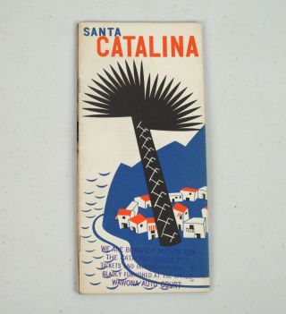 Vintage 1939 Santa Catalina Island California Tourism Brochure Travel LA 2