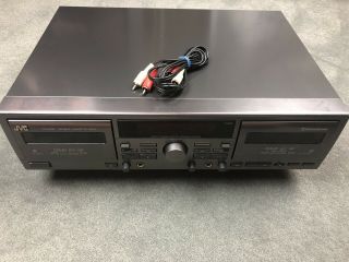 Jvc Td - W309 Dual Double Cassette Tape Deck Player Auto Reverse Dolby B - C Nr Pro