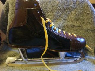 Vintage Ccm C.  C.  M Hockey Skates Size 8 Very Good Shape