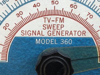 Vintage Eico RF TV - FM Sweep Signal Generator Model 360 - Powers On - NR 3