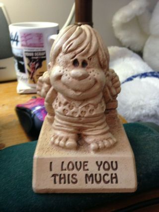 Vintage Paula Figurine I Love You This Much W - 336 1973
