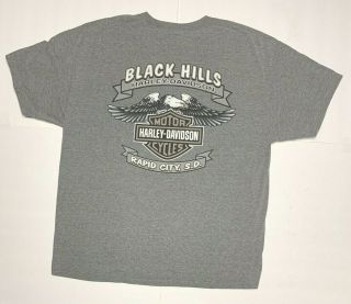 Black Hills Harley - Davidson Rapid City,  Sd T - Shirt,  Size Xl