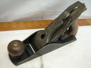 Antique Stanley No.  3 Smoothing Jack Plane Wood Tool User 1902 Patent