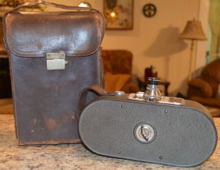 Vintage 1950s Keystone Model A - 7 / 16mm Movie Film Camera With Carrying Case