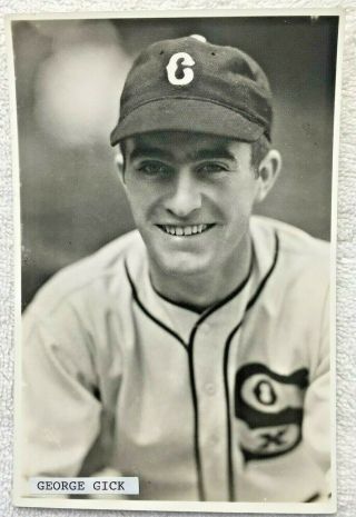 George Gick George Burke 4x6 Type 1 Photo Chicago White Sox Look Wow