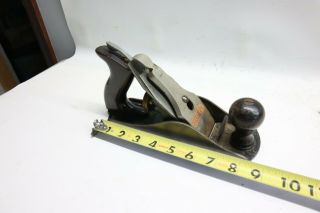 Vintage Antique Stanley Bailey Wood Plane No.  4 - Usa Made Woodworking