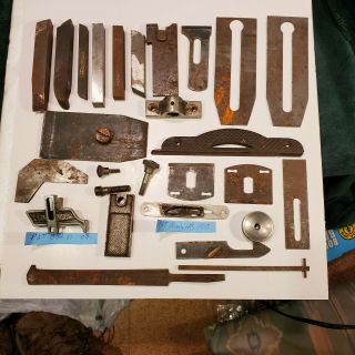 Misc Vintage Wood Plane And Metal Lathe Parts Tools Stanley