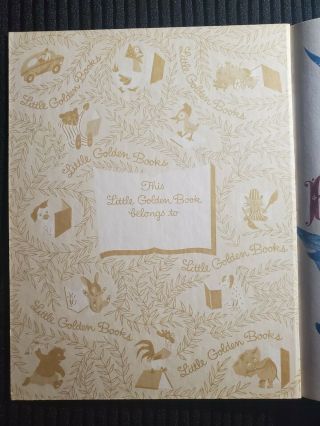 Vintage My Little Golden Book Blue Book of Fairy Tales 211 - 60 1st edition 2