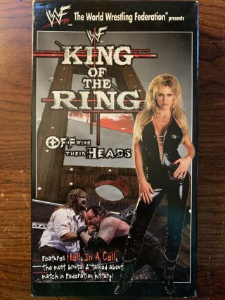 Rare King Of The Ring Vhs 1998 Vintage Wwf Wwe Ppv - Undertaker Vs Mankind