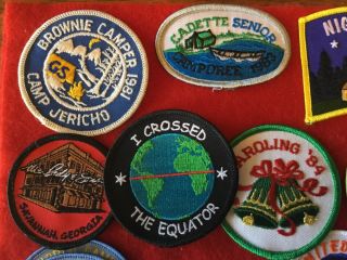 15 - VINTAGE GIRL SCOUT EVENT/FUN PATCHES - see photos 2