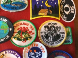 15 - VINTAGE GIRL SCOUT EVENT/FUN PATCHES - see photos 3