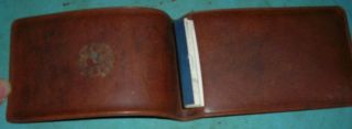 Vintage Northern Pacific Yellowstone Park Line Leather Note Pad Cover