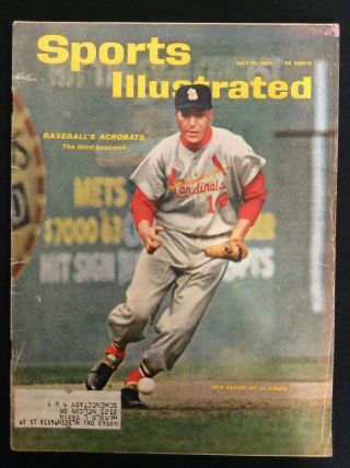 Sports Illustrated Vintage July 30,  1962 Ken Boyer/st Louis Cardinals M1311