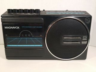 Vintage Magnavox Radio Cassette Recorder D7170/17 Am/fm/tape - &