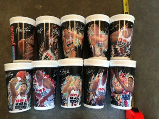 Vintage Dream Team 1992 Mcdonald’s Collector Cups Series Complete Set