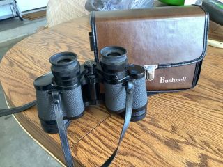 Vintage Bushnell Sportview Binoculars 7 X 35 Wide Angle W/ Case