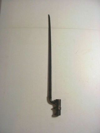 Antique Civil War Era British Enfield Musket Socket Bayonet