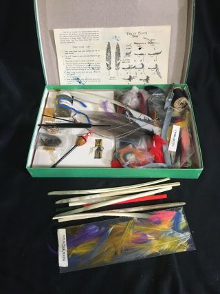 Vintage Boy Scout Fly Tying Kit from National Supply Service 3