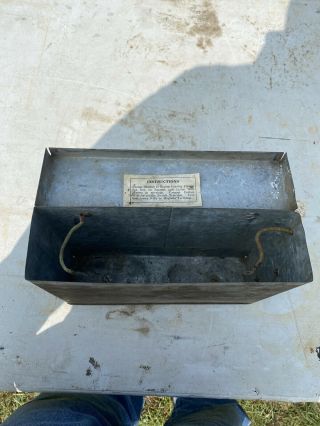 Antique Hit And Miss Gas Engine Fairmont Battery Coil Box 2