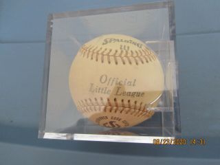 Vintage Spalding Official Little League Baseball Ll1 Very Rare Baskin Robbins