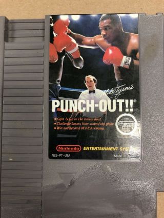 Vintage Nintendo Nes Mike Tyson’s Punch - Out